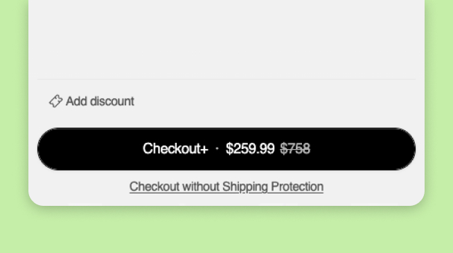 Shipping protection opt-in in cart drawer